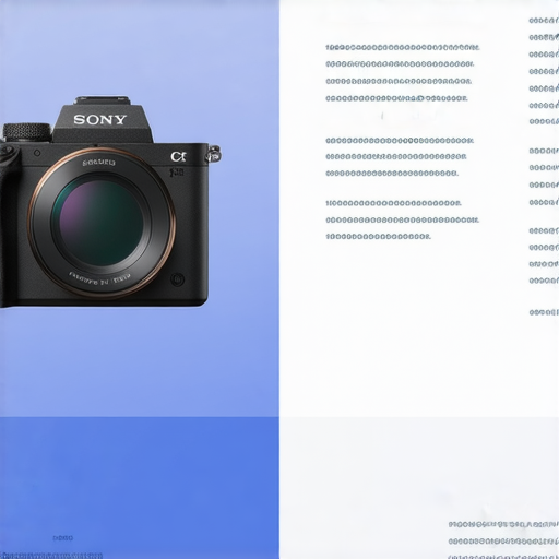 Sony 6500相機展示，突顯其親民價格與優秀性能，右側顯示維修服務資訊，左側提供購買指南，吸引攝影愛好者了解更多產品特色與服務。