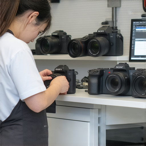 專業Sony相機維修中心的服務架構展示，技術人員專注維修相機，讓您即刻預約，過保也無憂，探索多樣維修服務，保證設備恢復最佳性能。