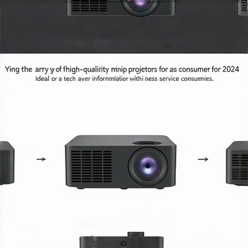 2024微型投影機推薦的圖片，展示多款性能優越的微型投影機，背景為專業維修服務，強調各型號特色及使用場景，讓您了解最佳選擇。