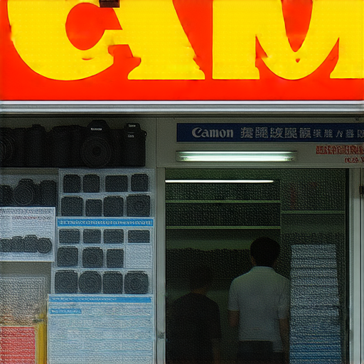 旺角專業相機維修店外觀，展示優質Canon相機維修服務，吸引顧客前來體驗。明亮的招牌和友善的技術人員為顧客提供專業建議。