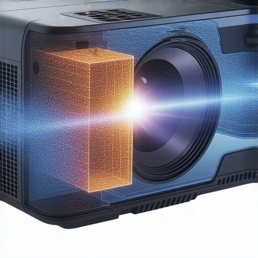 揭秘極米4K投影機原理的圖片，展示投影機的內部構造與工作機制，幫助用戶了解投影機的好壞，並介紹專業維修服務的必要性。