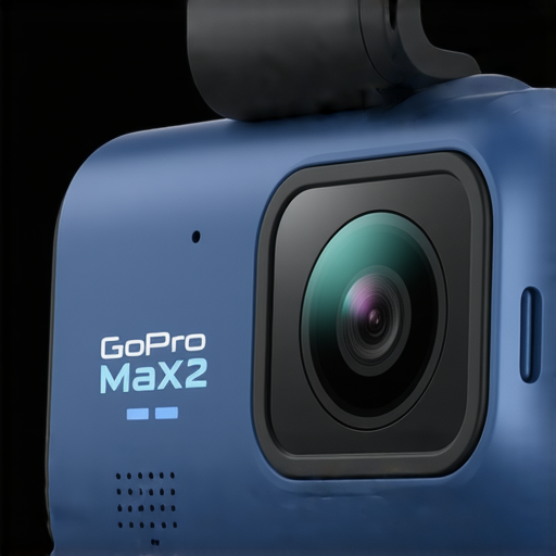 GoPro Max2神秘功能介紹圖片，展示其獨特拍攝特效和創新技術，並顯示聯絡資訊，方便用戶諮詢專業維修服務，了解更多功能及使用建議。