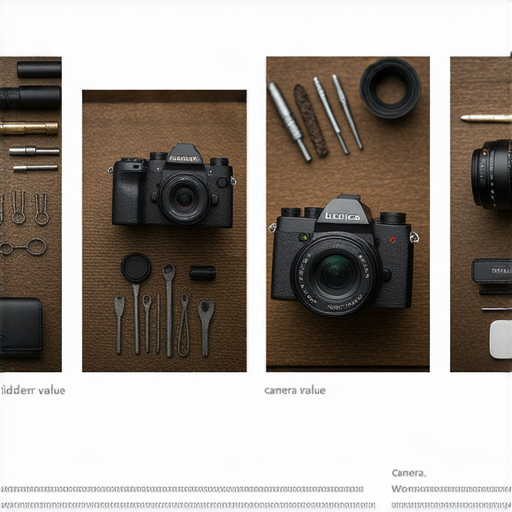 Leica Q、M7及X系列相機的專業維修服務，展示維修過程及工具，突顯隱藏價值，邀請攝影愛好者了解如何提升相機性能與壽命的資訊。