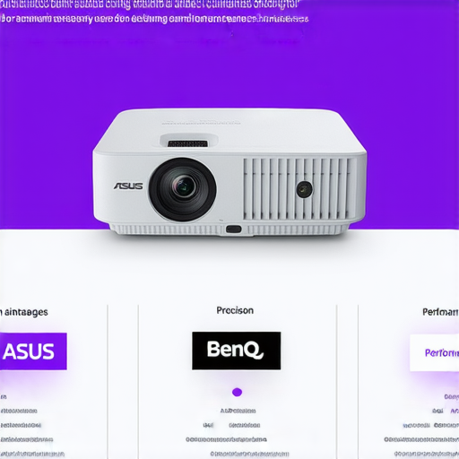 揭開LED投影機的神祕面紗，展示ASUS和BenQ的優勢，分析維修與壽命的秘密，幫助消費者了解這兩大品牌的選擇理由，以及LED投影機的性能特點。