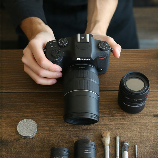 單反菲林相機技巧學習過程，專業攝影秘訣的知識分享，攝影師正在使用相機拍攝，展現維修服務的專業性與技術。