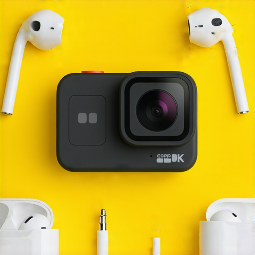 GoPro 8K攝影機與AirPods耳機的編輯技巧展示，強調專業維修服務的宣傳效果，目標吸引更多用戶解鎖技巧與維修資訊。