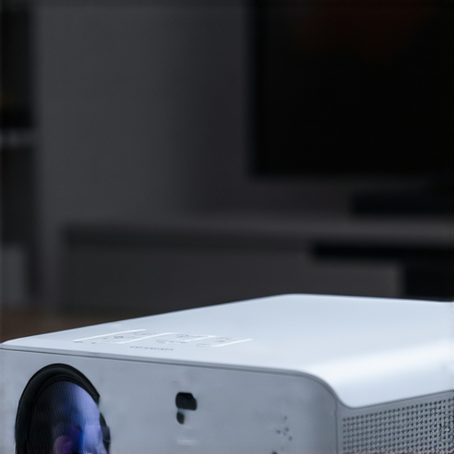 小米4K投影機展示，高品質影像提升家庭影院體驗，畫面清晰細緻，故障維修服務資訊為使用者提供保障，探索家庭娛樂新方式。