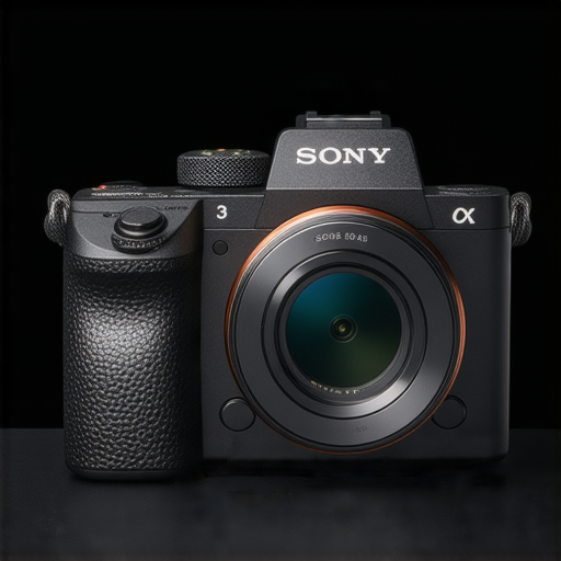 Sony相機2023年大變革專業維修服務的宣傳圖，展示相機細節並強調維修的重要性，讓攝影作品更加完美，提升使用者的創作體驗。