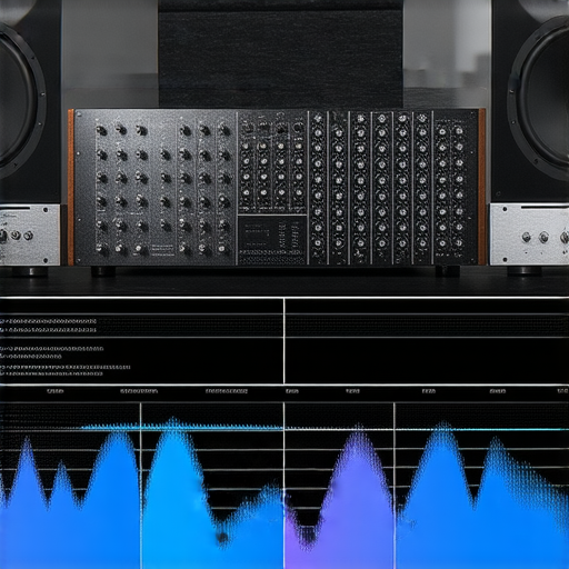 1812序曲音響測試過程中的專業設備，展示音響升級前後的效果，強調我們的維修服務，提升音質體驗，讓音響達到專業級水平。