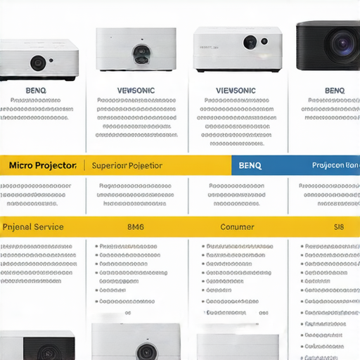 微型投影機比較，VIEWSONIC與BENQ品牌優劣探索，專業維修服務介紹，展示不同型號特點與使用場景，幫助消費者做出明智選擇，提升投影效果和使用體驗。