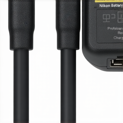 Nikon相機電池充電線產品圖片，展示高品質充電配件及完善維修服務，確保相機持續運作，避免意外掉電，讓攝影愛好者隨時捕捉美好瞬間。