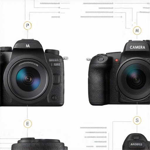 相機各模式介紹圖，包含P、A、M、S四種拍攝模式的解析，展示如何透過這些模式提升攝影技巧與效果，強調專業維修服務的價值與重要性。