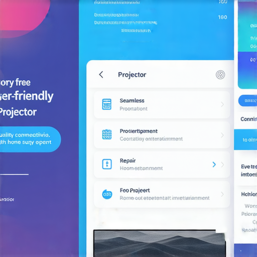最佳投影機APP展示，輕鬆連接與操作投影機，維修專家隨時提供專業支援，讓您享受精彩投影體驗，無需擔心故障問題。