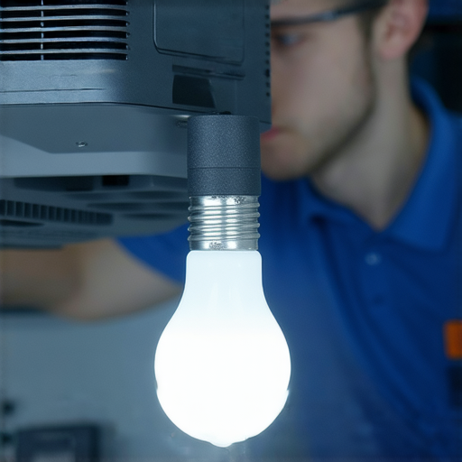 立即更換投影機LED燈泡的圖片，展示專業維修服務與超值價位，讓影像品質提升，重現精彩畫面，吸引消費者的注意與興趣。