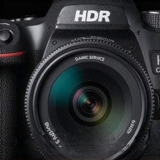 相機HDR技術展示，揭示其在攝影作品中的應用，表現出高動態範圍的細節和色彩。維修專業服務的相關標誌，吸引攝影師提升作品質量，讓你的攝影藝術更加出色。