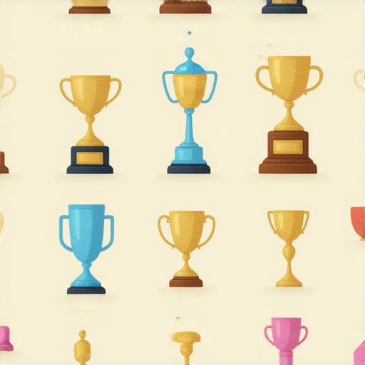 多款創意獎盃訂製服務展示，包含各式卡通獎杯選擇，滿足不同需求，色彩鮮豔，設計獨特，適合各類活動和比賽。