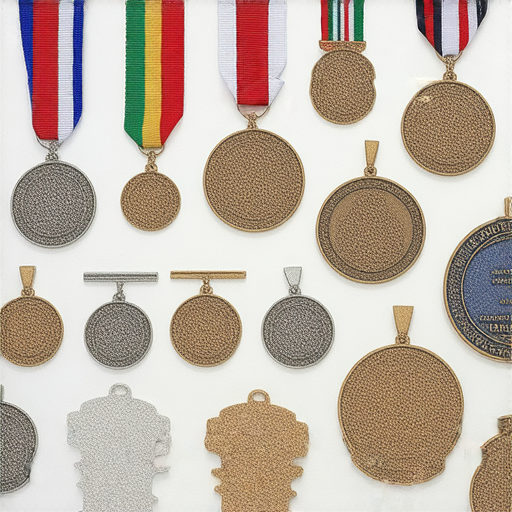 專業獎牌製作服務提供木製與金屬獎牌的設計與訂購選擇，圖片展示各式獎牌款式，適合各類活動及頒獎典禮，展示高品質與創意。