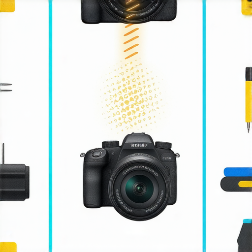 相機故障問題示意圖，展示常見故障情境，如對焦失敗、無法開機等。點擊了解專業維修服務，為您的影像帶來全新精彩體驗！