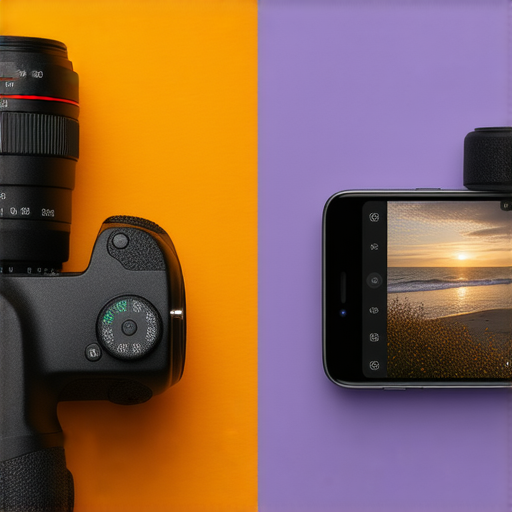 相機與手機攝影對比，展示兩者拍攝效果，強調影像質量、便利性與維修服務的不同，揭示攝影技巧及選擇建議，適合喜愛攝影的用戶。