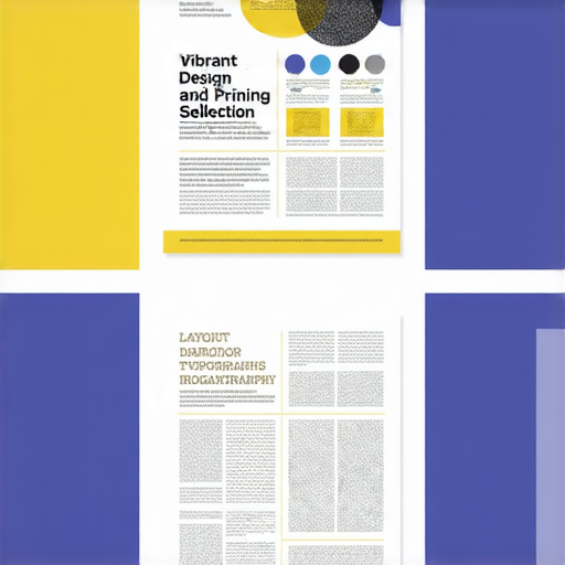 宣傳單張設計與印刷的指南及技巧圖片，展示設計流程、素材選擇、顏色搭配等關鍵要素，幫助創建高效的宣傳材料，提升傳播效果，吸引目標受眾。