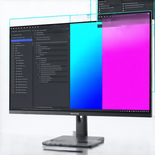 5K顯示器螢幕顯示低畫質問題的示意圖，包含調整電腦設置的技巧，顯示器維修和優化解決方案，幫助用戶提升顯示效果，解密5K顯示器的秘密。