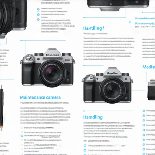 傻瓜相機各種操作技巧示範圖，展示托運方式、使用技巧及專業維修服務，幫助用戶全面了解相機使用及保養方法，提升拍攝體驗和相機壽命。