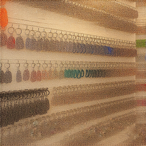 探索多樣鎖匙扣專賣的商店內景，展示名牌與創意設計的鎖匙扣，色彩繽紛，款式多樣，吸引顧客選擇心儀的鎖匙扣產品。