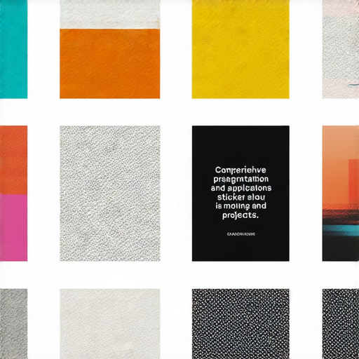 全面了解貼紙印刷的技巧與應用領域，展示各種貼紙印刷技術及其在商業、藝術和個人項目中的實際應用，強調品質與創意的重要性。