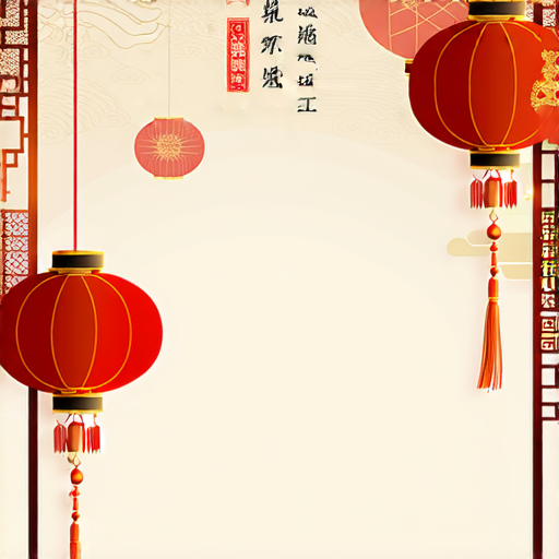 創意揮春設計展示春節喜慶氛圍，色彩繽紛的春聯與年畫，融合傳統元素與現代風格，為家庭增添節日裝飾，營造熱鬧的春節環境。