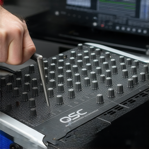 QSC音響後級無聲問題的專業維修服務，恢復音質如新，展現專業技術與品質保障，助您重享音樂魅力。