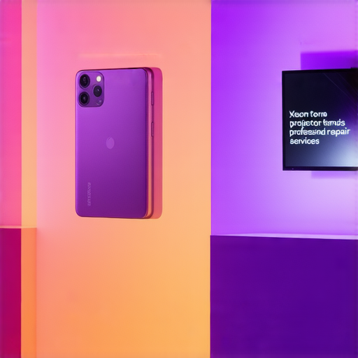 探索互動投影新境界的圖片，展示Epson和Sony Xperia等品牌產品，旁邊有專業維修服務資訊，助你享受科技帶來的樂趣，更加安心。