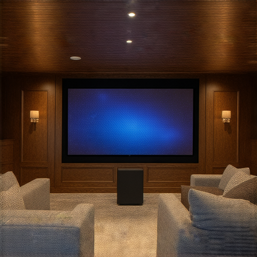 打造夢幻家庭影院的圖片展示，包含串流功能和藍牙環回立體聲設備，強調專業維修服務，讓您的影音體驗更上一層樓。