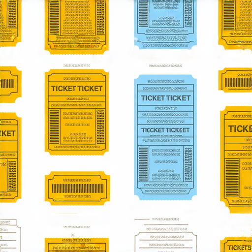 了解門票的設計與尺寸的圖片，展示各類門票的樣式、大小以及相關英文表達，幫助讀者掌握門票的細節與特點，適合用於票務和活動管理的學習資料。