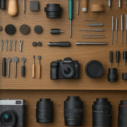 揭秘攝影入行的秘密，展示專業相機維修服務的工具與過程，幫助攝影師快速進步，提升技術與作品質量。
