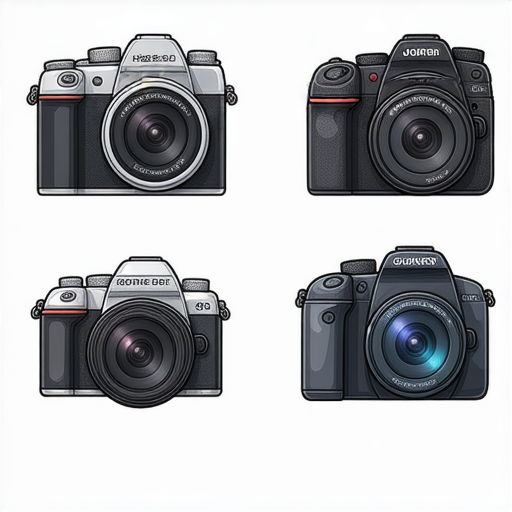 相機Q版畫風變身的圖片，展示不同風格的相機維修技巧，鼓勵攝影愛好者了解維修秘訣，增強對相機的熱愛，讓您攝影之旅更加精彩。