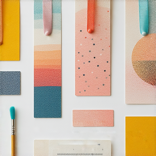 創意書籤設計展示，色彩繽紛的材料與手工工具，培養DIY書籤的靈感，讓每個書籤都展現個人風格，立即開始個性化書籤的創作之旅。