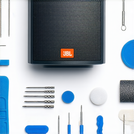 JBL喇叭失靈維修教學圖示，展示維修工具與步驟，幫助使用者輕鬆找回震撼音效，提升音質體驗，讓音樂再次充滿活力。