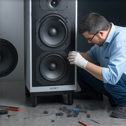 Sony喇叭燈不亮的音響設備維修過程，專業技術人員檢查音響內部元件，提供維修秘訣與建議，讓音響重生恢復使用。