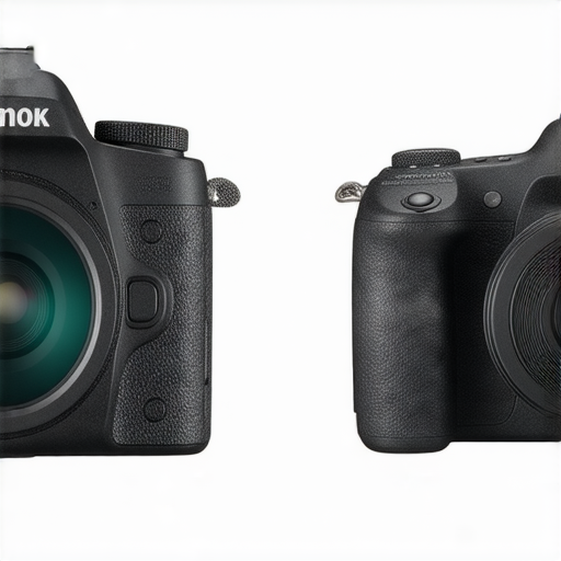 無反相機與單反相機的比較圖，展示兩種相機的外觀及主要功能，並強調專業維修服務的重要性，幫助攝影愛好者選擇適合的攝影設備。