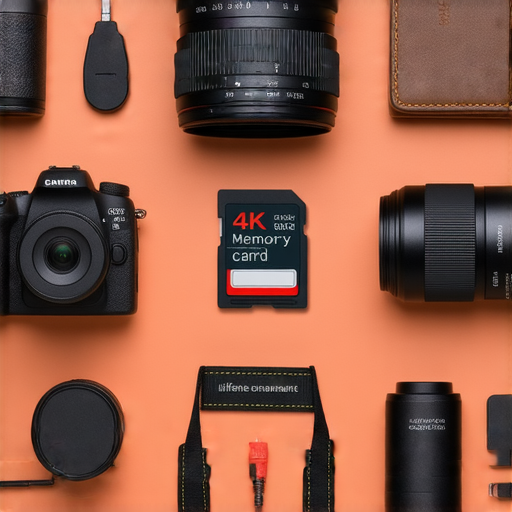4K攝影機記憶卡的重要維護技巧，展示記憶卡和拍攝設備的搭配，提升使用壽命的建議與方法，適合攝影愛好者了解的必備知識。