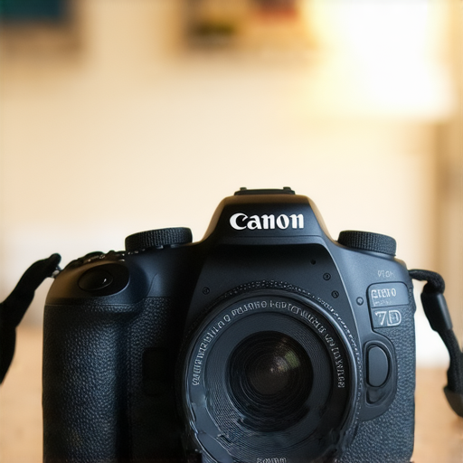 Canon 7D相機展示圖，突出其專業維修服務，強調創作潛力的延伸，吸引攝影愛好者了解更多服務資訊。