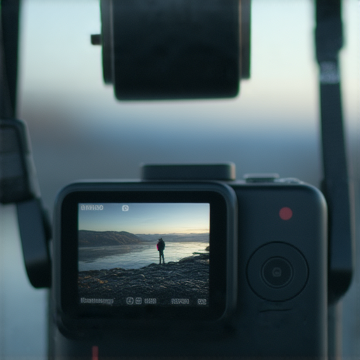 GoPro Hero 6相機特寫，展示其強大規格與獨特設計，背景為拍攝場景，體現無限可能性，配合專業維修服務，提升拍攝品質與效果。