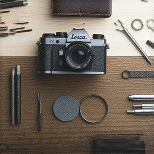 解密Leica M6 0.85專業維修服務的全景圖，展示維修過程中專業技術人員仔細檢查相機，強調提升相機性能和外觀，讓Leica M6重現光彩，滿足攝影愛好者需求。