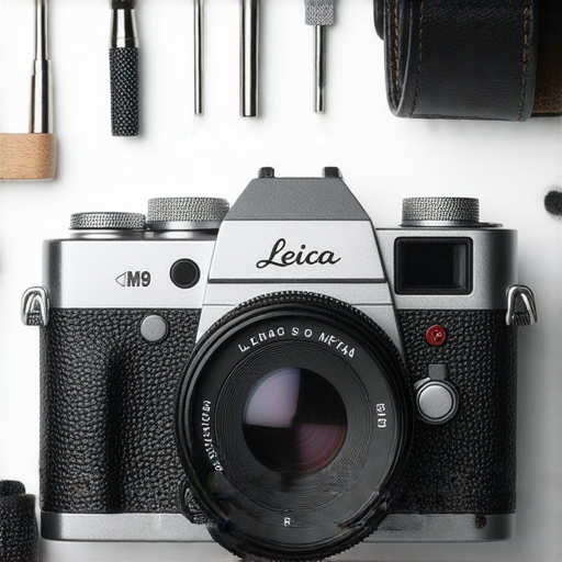 體驗Leica M9的魅力，專業維修服務展示，維修技術人員在檢查相機，保持相機性能與品質，專注細節，確保用戶享受最佳拍攝體驗，立即了解我們的專業服務。