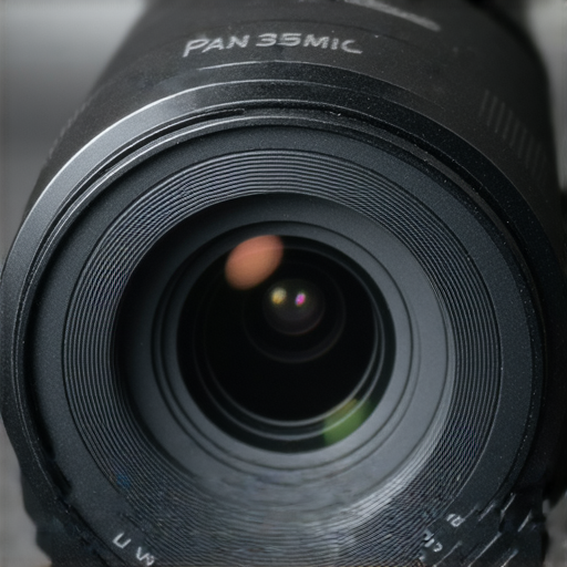 Panasonic Lumix S 35mm F1.8鏡頭細節特寫，展現光學設計與專業性能，背景模糊效果突出維修服務的專業性，吸引攝影愛好者了解更多關於鏡頭的使用機會與維護方法。