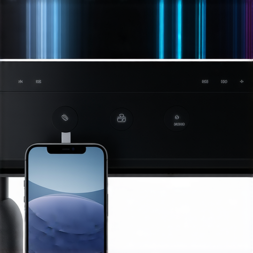 Panasonic鏡像功能展示，iPhone連接大屏幕，享受高畫質影像體驗，並提供維修服務介紹，讓使用者輕鬆轉換設備與享受影音樂趣。