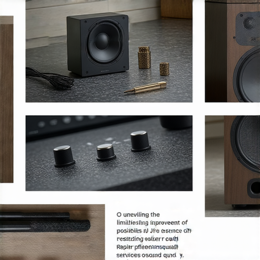 揭秘JMR喇叭音質的無限可能，展示專業維修服務的細節，讓音響重獲新生，突顯音質提升的過程與技術專長。