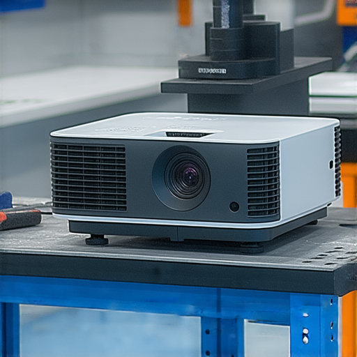 投影機評測大揭密，展示專業維修服務的相關設備與人員，強調如何提升投影機性能與延長使用壽命，吸引讀者了解維修技巧與方案。