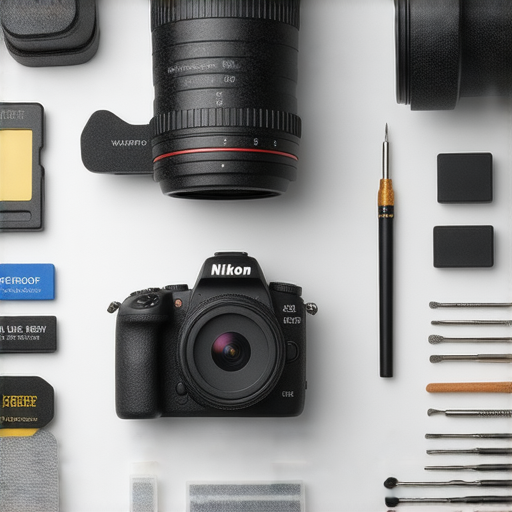 Nikon 防水相機展示，專業維修服務工具，技術人員維護設備，確保影像品質如新，探索攝影秘密，提供使用者最佳體驗，讓每一張照片都充滿活力。