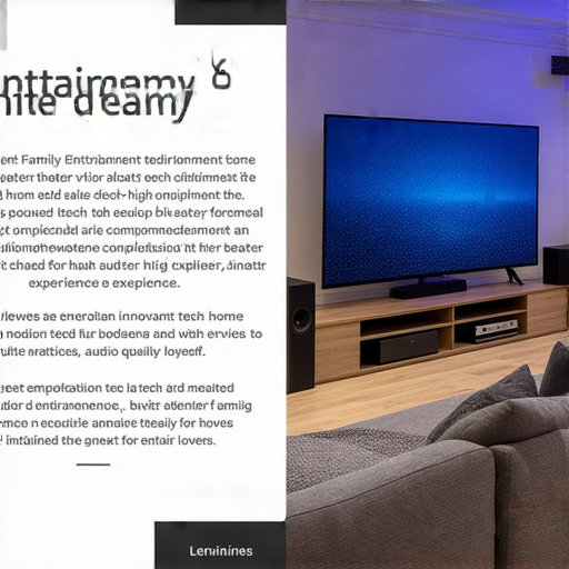 打造夢幻6.1家庭影院的最新設備展示，配有專業維修服務，呈現無與倫比的音效體驗，融合現代設計與高科技音響裝置，讓家庭娛樂更加豐富多彩。